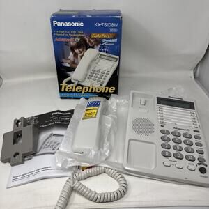PANASONIC KX-TS108W ANALOG TELEPHONE New In Open Box